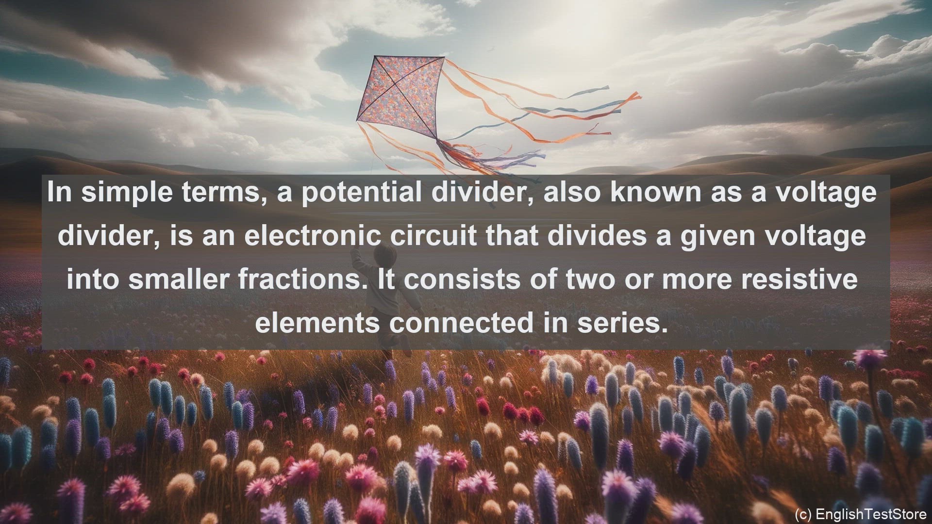 'Video thumbnail for Potential divider in science  definition and examples'