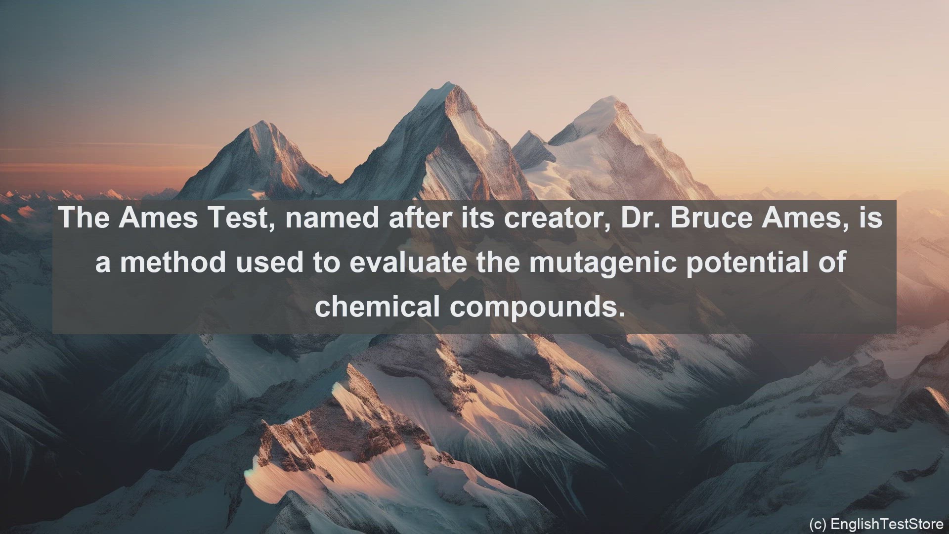 'Video thumbnail for Ames test in science  definition and examples'