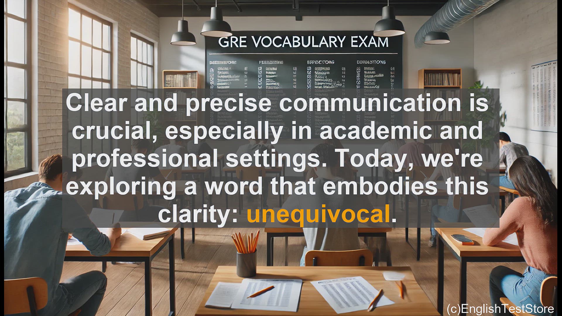 'Video thumbnail for GRE Vocabulary Lesson: GRE Vocabulary - Understanding 'Unearthly''