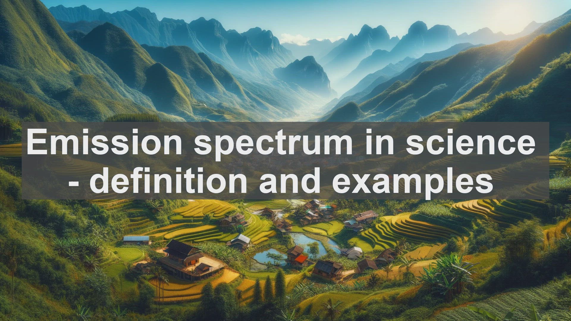 'Video thumbnail for Emission spectrum in science  definition and examples'