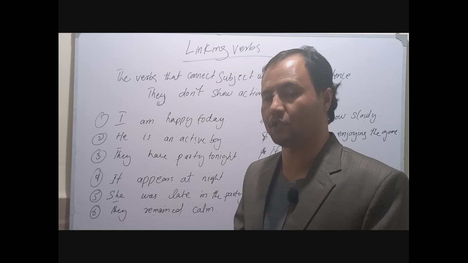 Video thumbnail for linking verbs