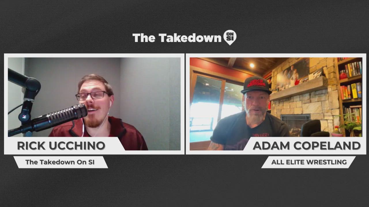 Video thumbnail for Adam Copeland Talks About a First Time Rivalry With Jon Moxley (Exclusive)