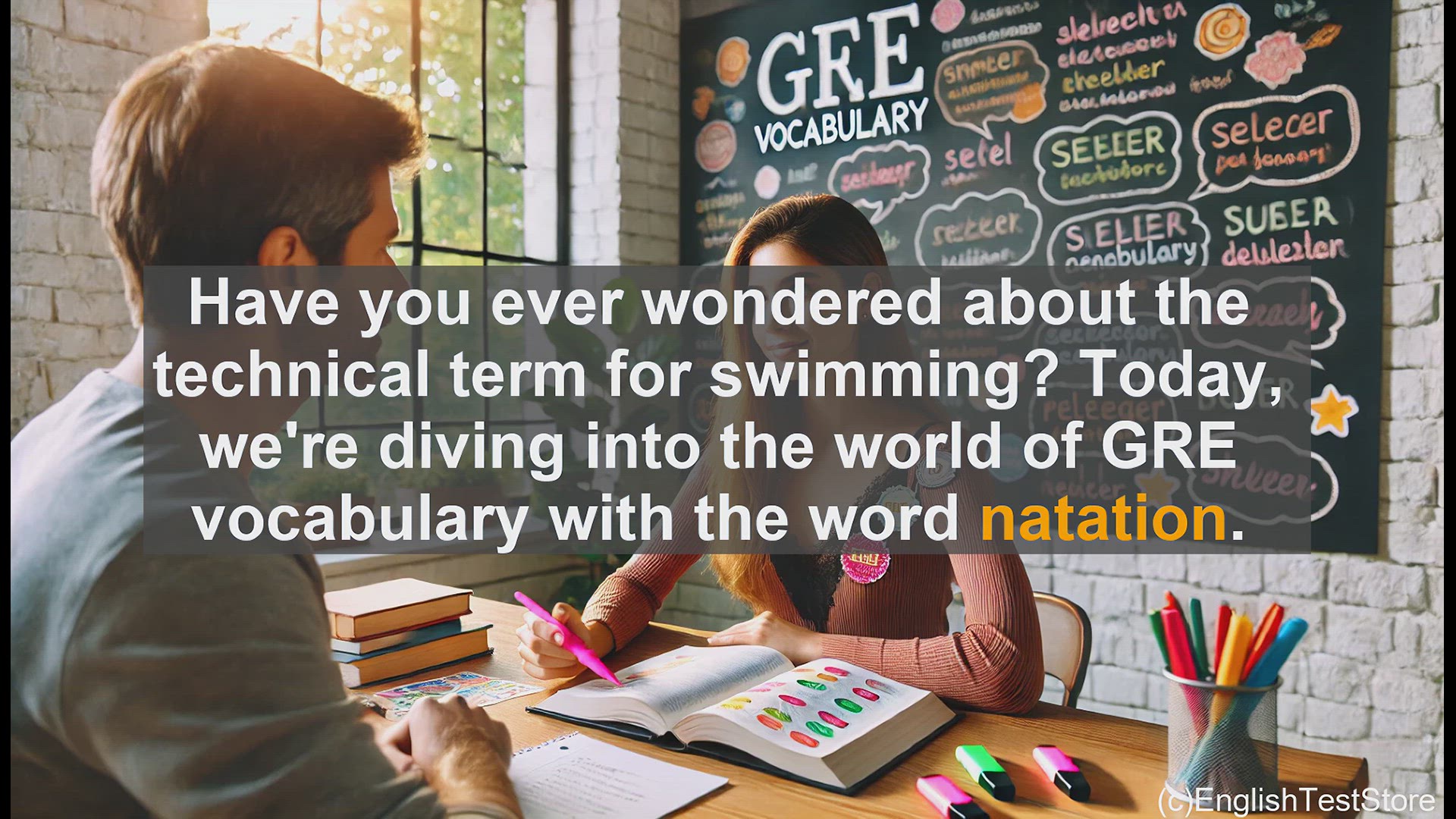'Video thumbnail for GRE Vocabulary Lesson: Mastering the Art of Natation - Unlocking the Secrets of Swimming Vocabulary'