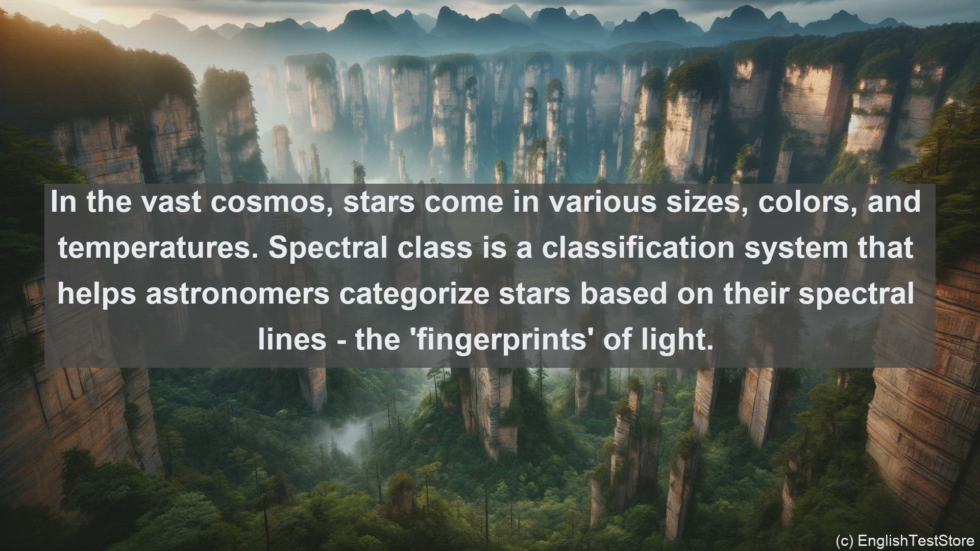 'Video thumbnail for Spectral class in science  definition and examples'