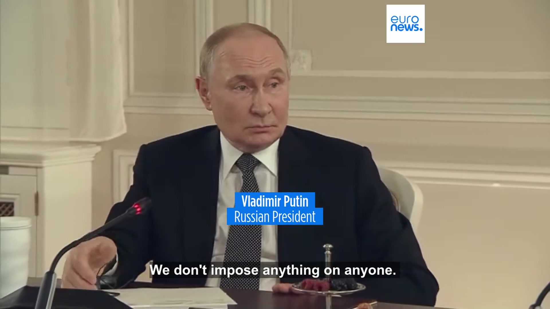'Video thumbnail for Putin says Russia could broker Israel-Iran deal even as it ramps up attacks on Ukraine'
