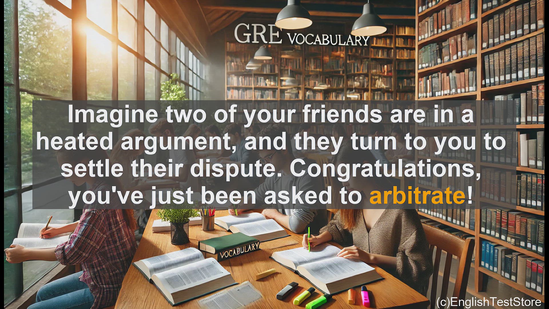 'Video thumbnail for GRE Vocabulary Lesson: Exploring the Art of Arbitration - Resolving Disputes with Impartiality'