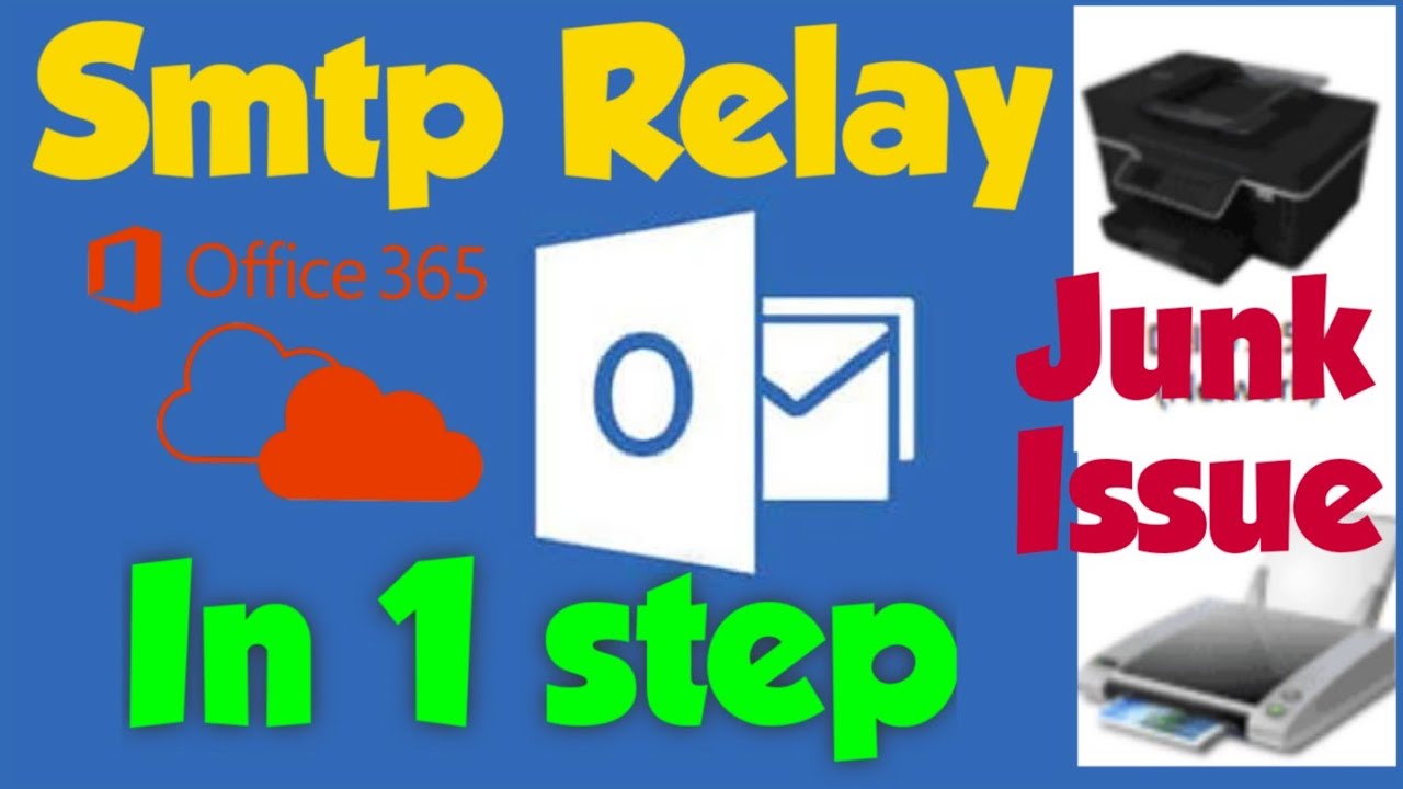 Video thumbnail for Fix emails from printer or scanner going in the junk folder issue in one step |Office 365 |2020