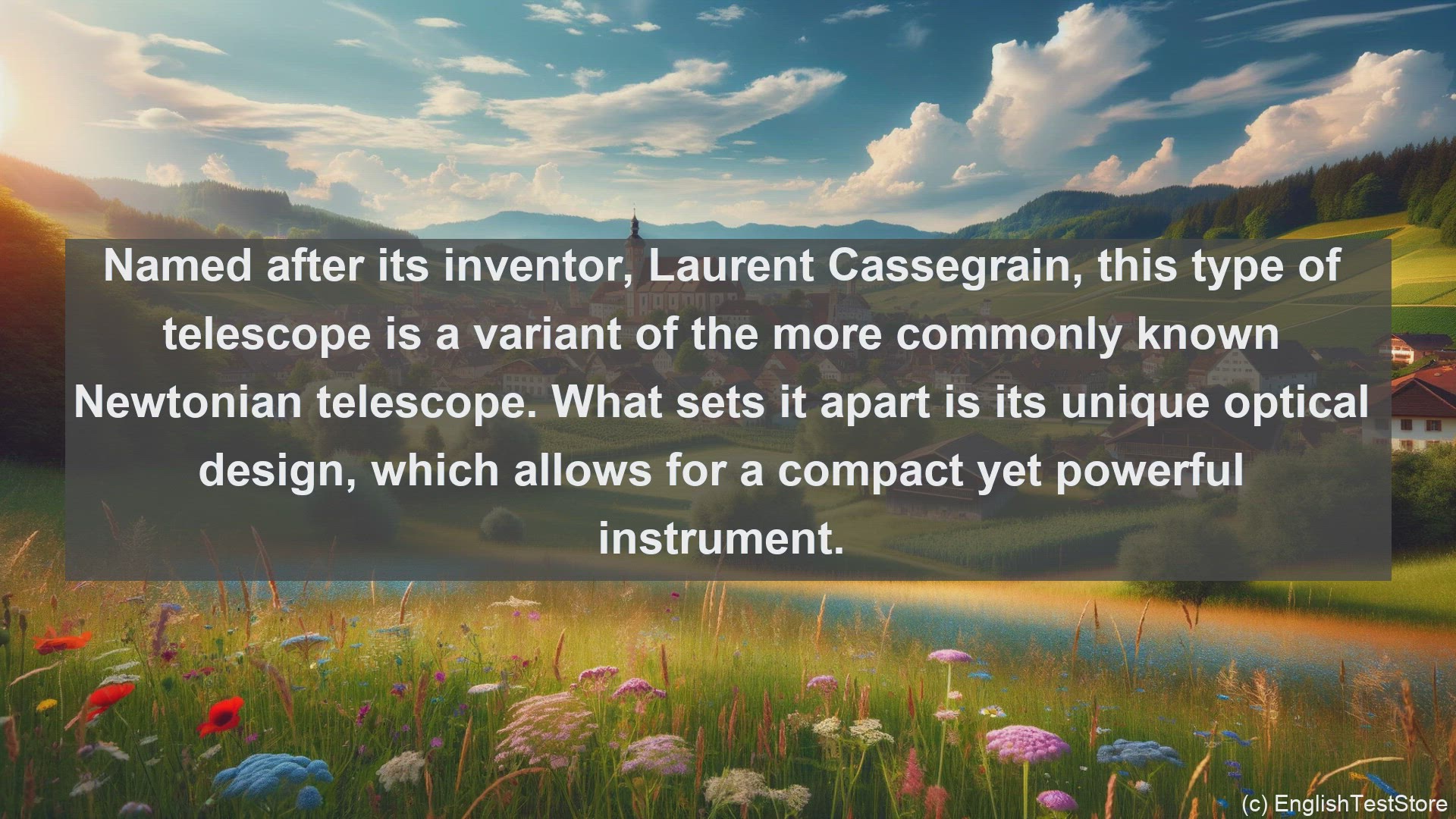 'Video thumbnail for Cassegrainian telescope in science  definition and examples'