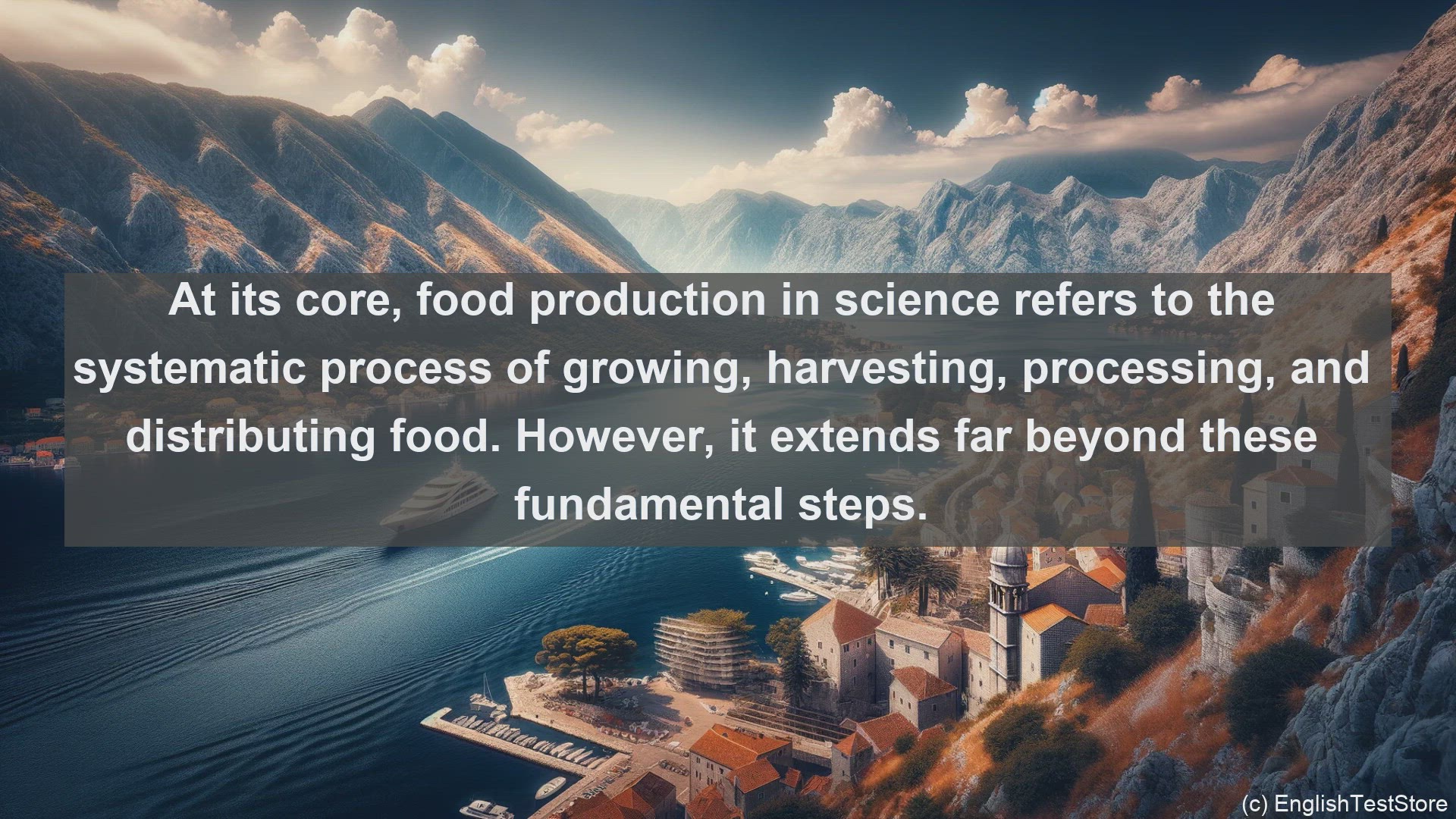 'Video thumbnail for Food production in science  definition and examples'