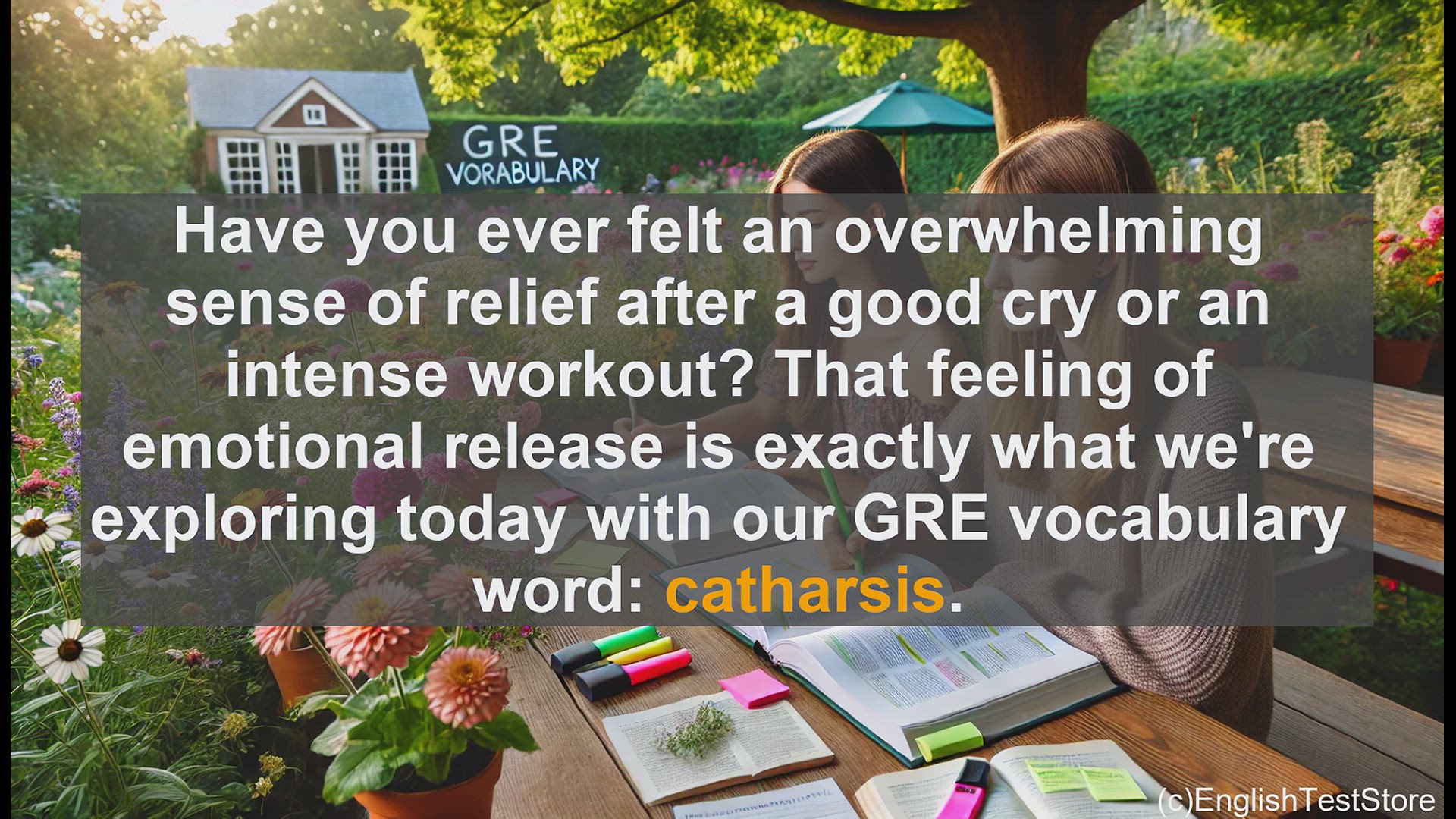 'Video thumbnail for GRE Vocabulary Lesson: Exploring Catharsis - The Emotional Release We All Crave'