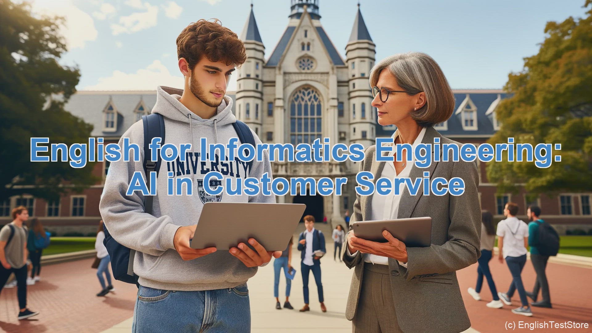 'Video thumbnail for English Conversation for Informatics Engineering: AI in Customer Service'