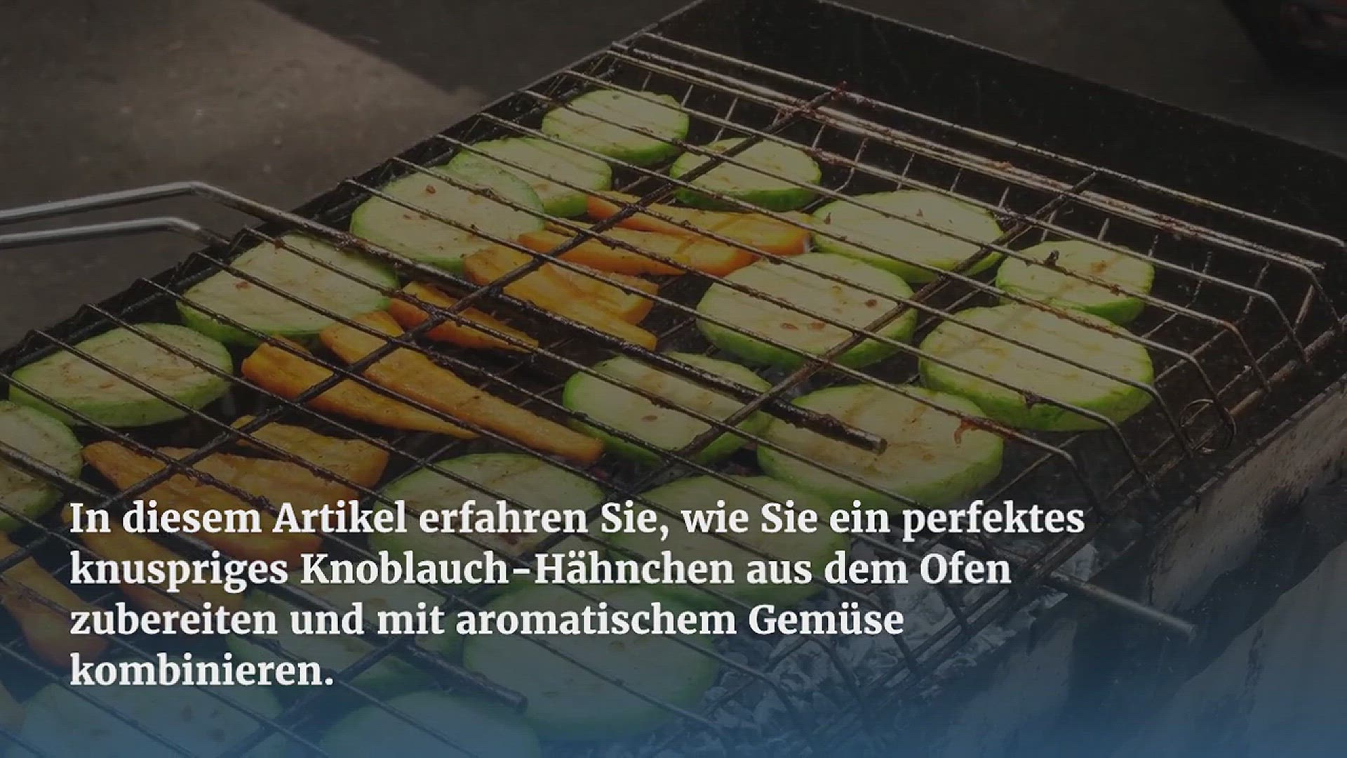 Video thumbnail for Knuspriges Knoblauch-Hähnchen aus dem Ofen mit Gemüse