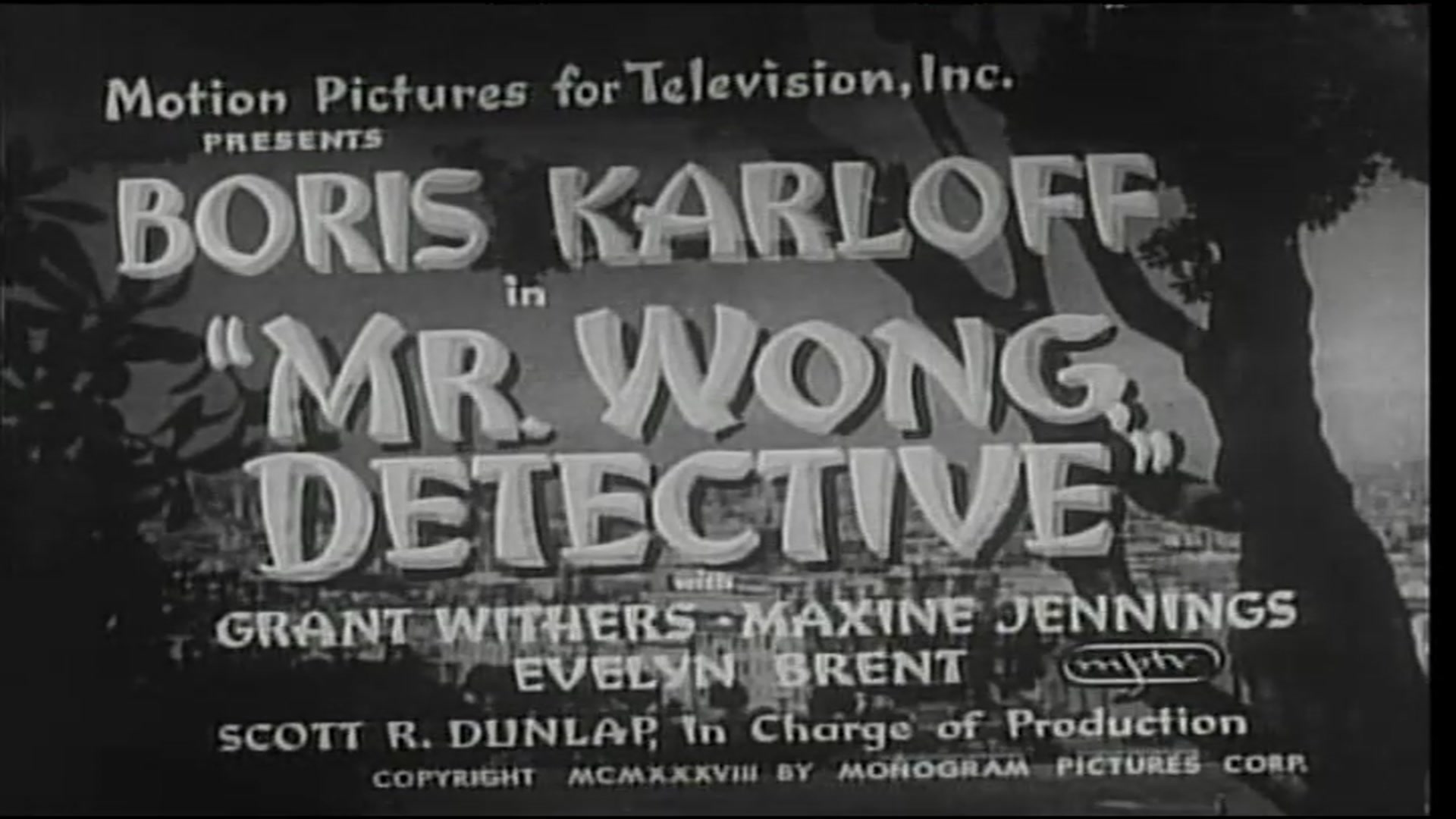 Video thumbnail for Mr. Wong, Detective (1938)