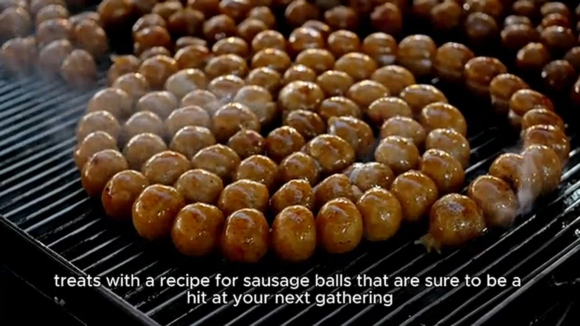 Video thumbnail for sausage balls recipe