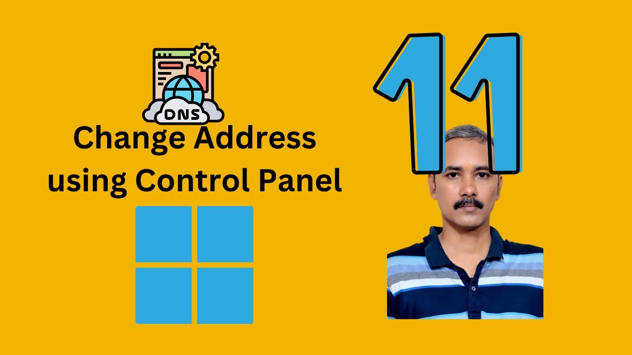 'Video thumbnail for How to Change DNS Server Address on Windows 11 using Control Panel | GearUpWindows Tutorial'