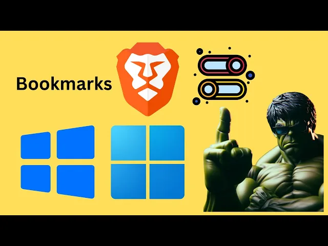 'Video thumbnail for How to Show or Hide Bookmarks in Brave Browser on Windows 11 or 10 | GearUpWindows Tutorial'