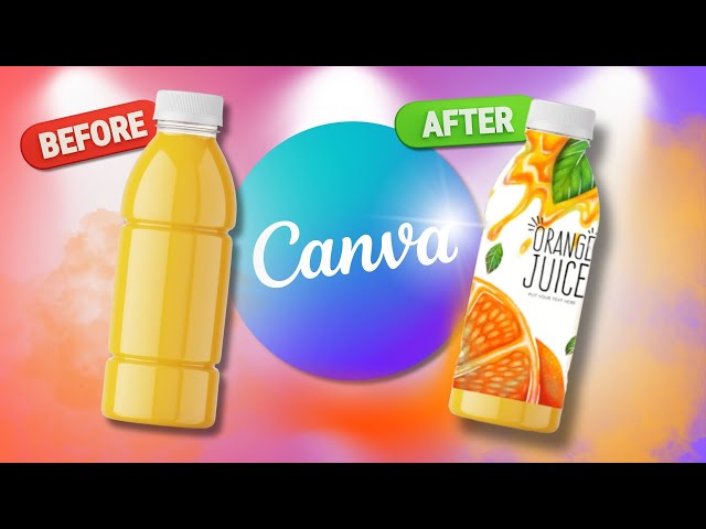 'Video thumbnail for How to Create a Juice Bottle Mockup in Canva (No Photoshop Needed)'