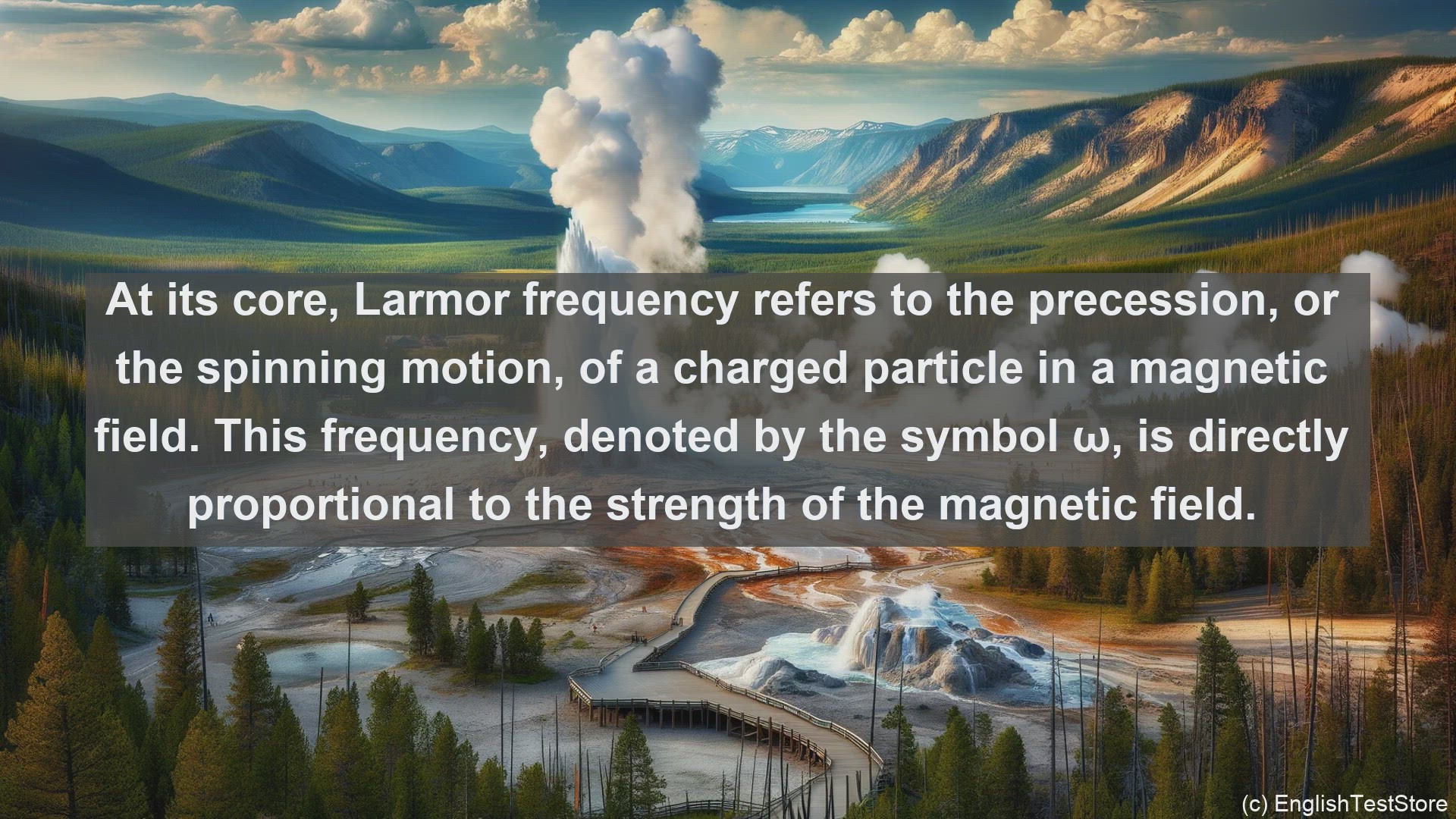 'Video thumbnail for Larmor frequency in science  definition and examples'