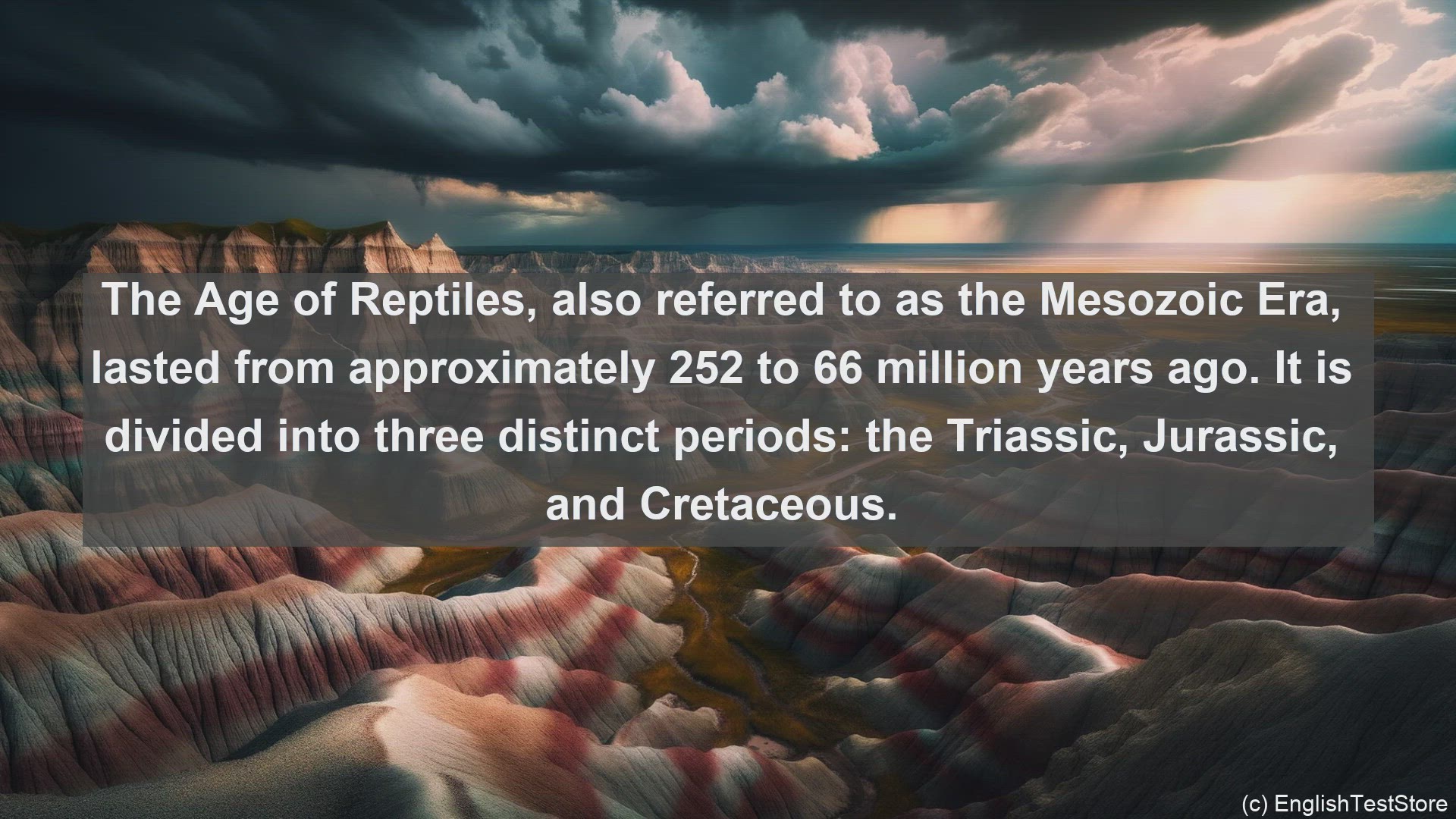 'Video thumbnail for Age of reptiles in science  definition and examples'