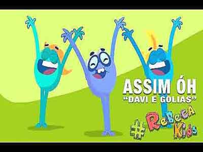 'Video thumbnail for Música Gospel Infantil: Assim óh Davi e Golias'