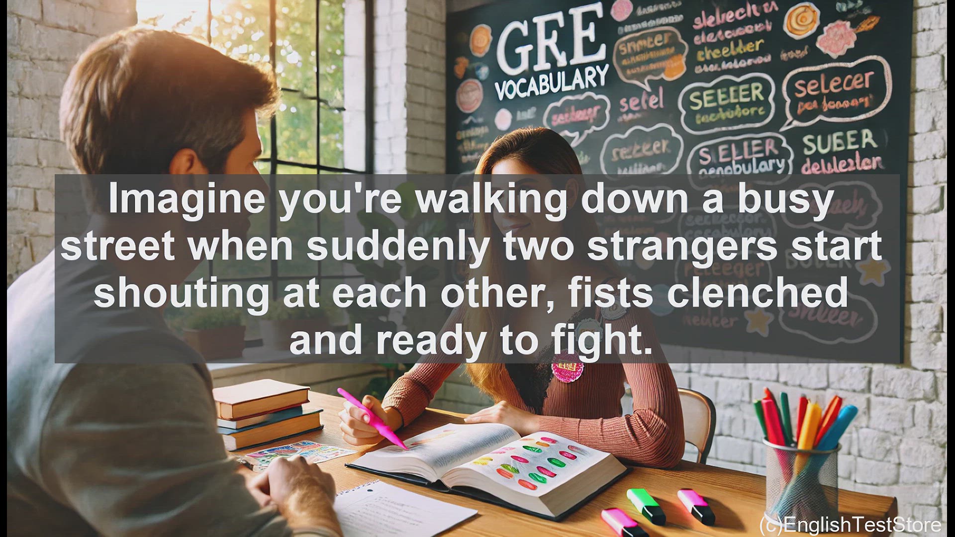 'Video thumbnail for GRE Vocabulary Lesson: Mastering the GRE Vocabulary - Belligerent'