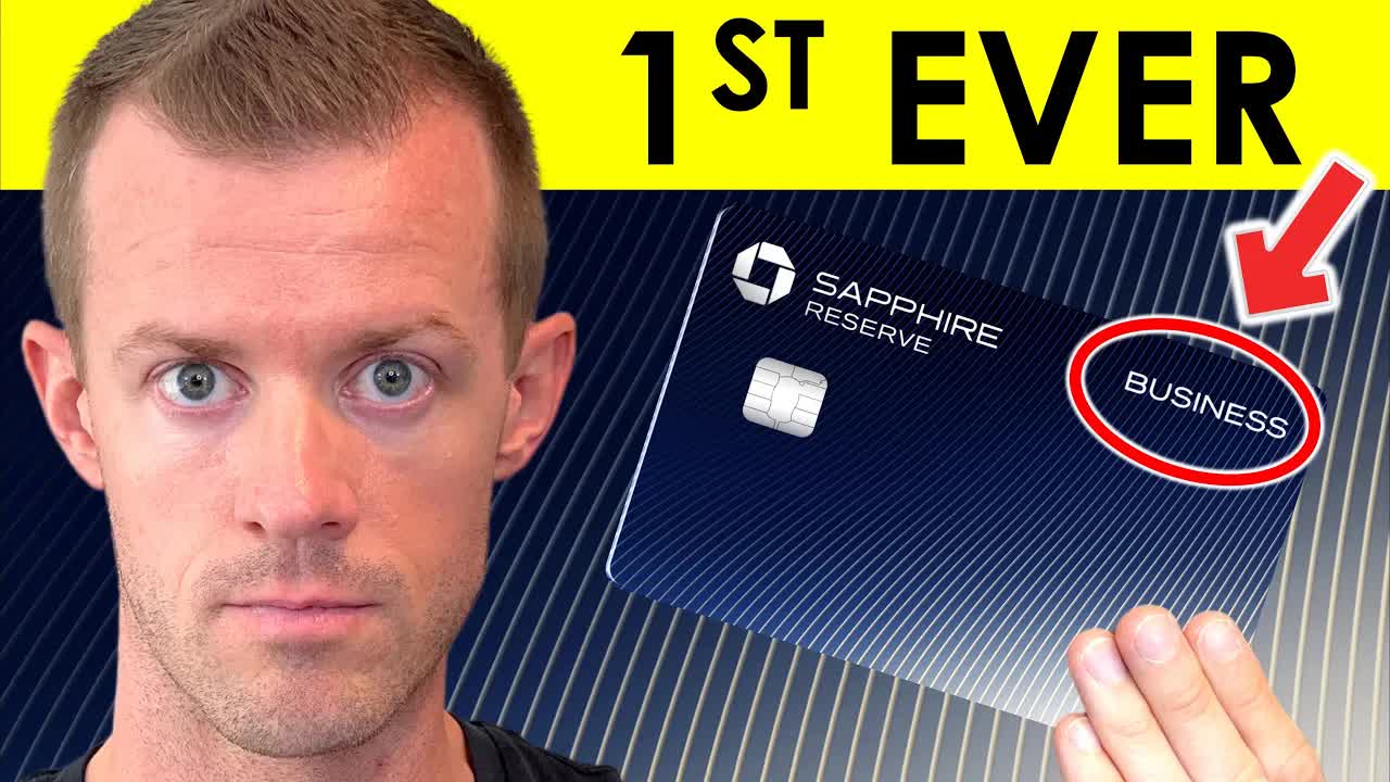 'Video thumbnail for FIRST EVER Chase Sapphire Reserve BUSINESS Card (First Look )'
