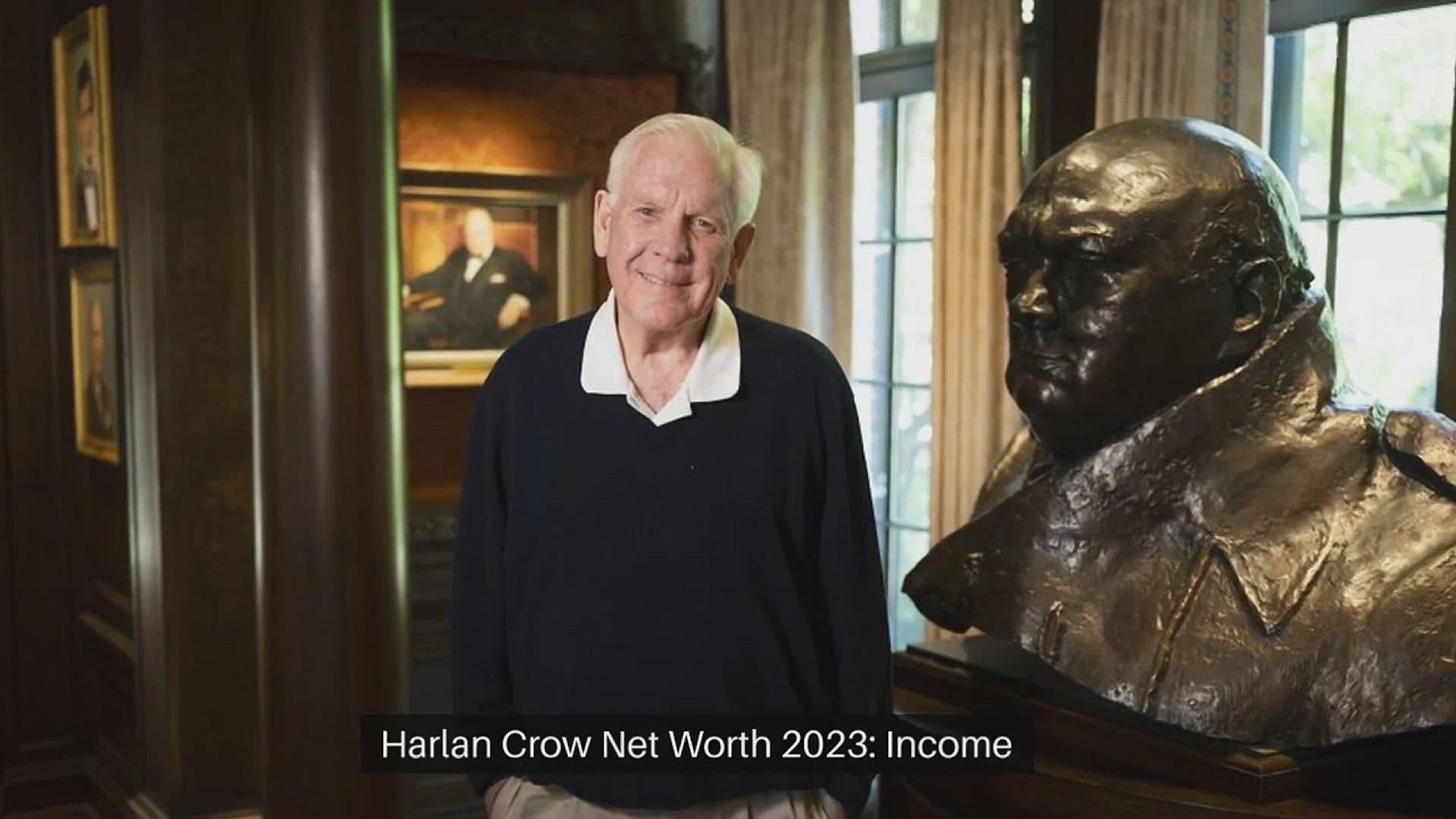 'Video thumbnail for Harlan Crow Net Worth 2023: Income Career Age Wife Home'