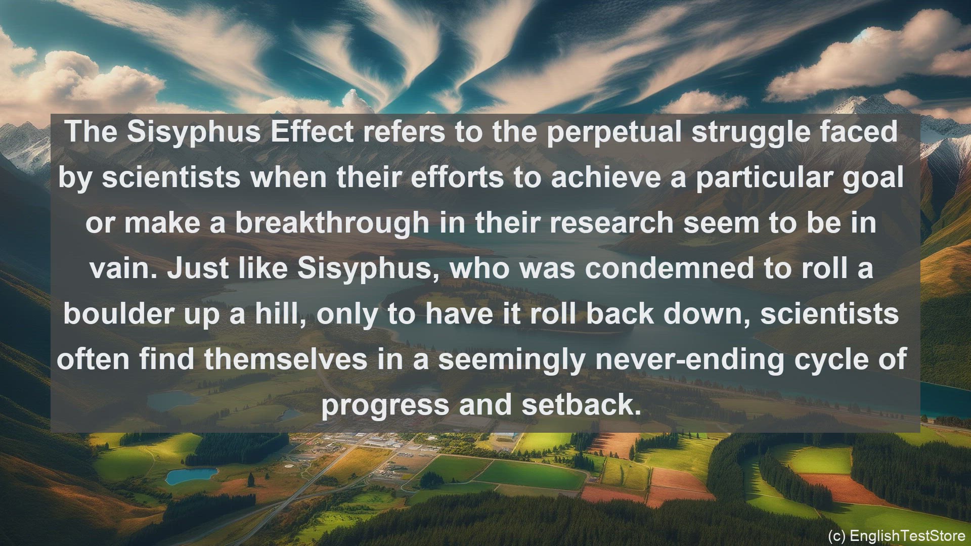 'Video thumbnail for Sisyphus effect in science  definition and examples'