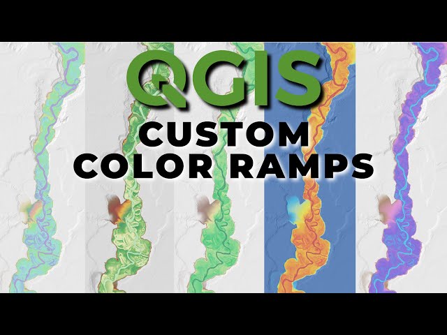 Video thumbnail for Create Custom Color Ramps with QGIS