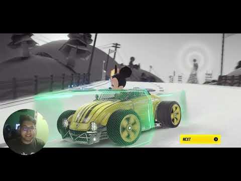 'Video thumbnail for racing video game, futuristic car, bright yellow vehicle, glowing neon'