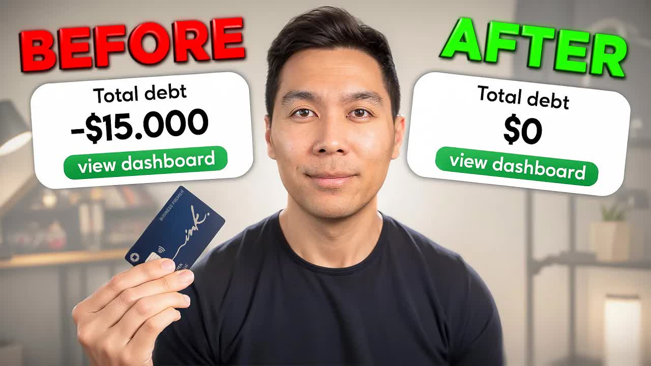 'Video thumbnail for Naam Wynn: pay off maxed out credit cards: no savings needed!'