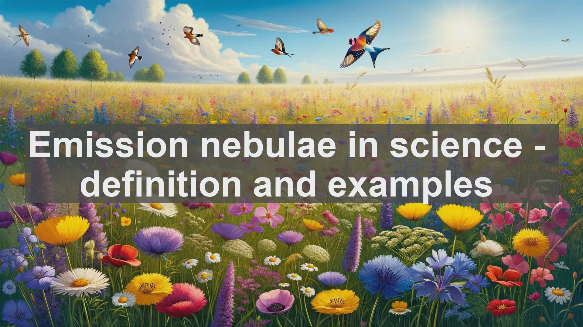 'Video thumbnail for Emission nebulae in science  definition and examples'