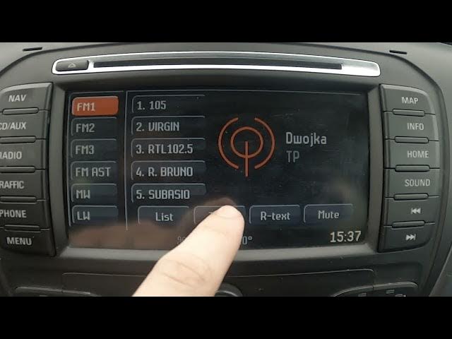 'Video thumbnail for How to Manually Tune Radio Station in Ford Mondeo IV ( 2007 - 2014 ) - Adjust Radio Station'