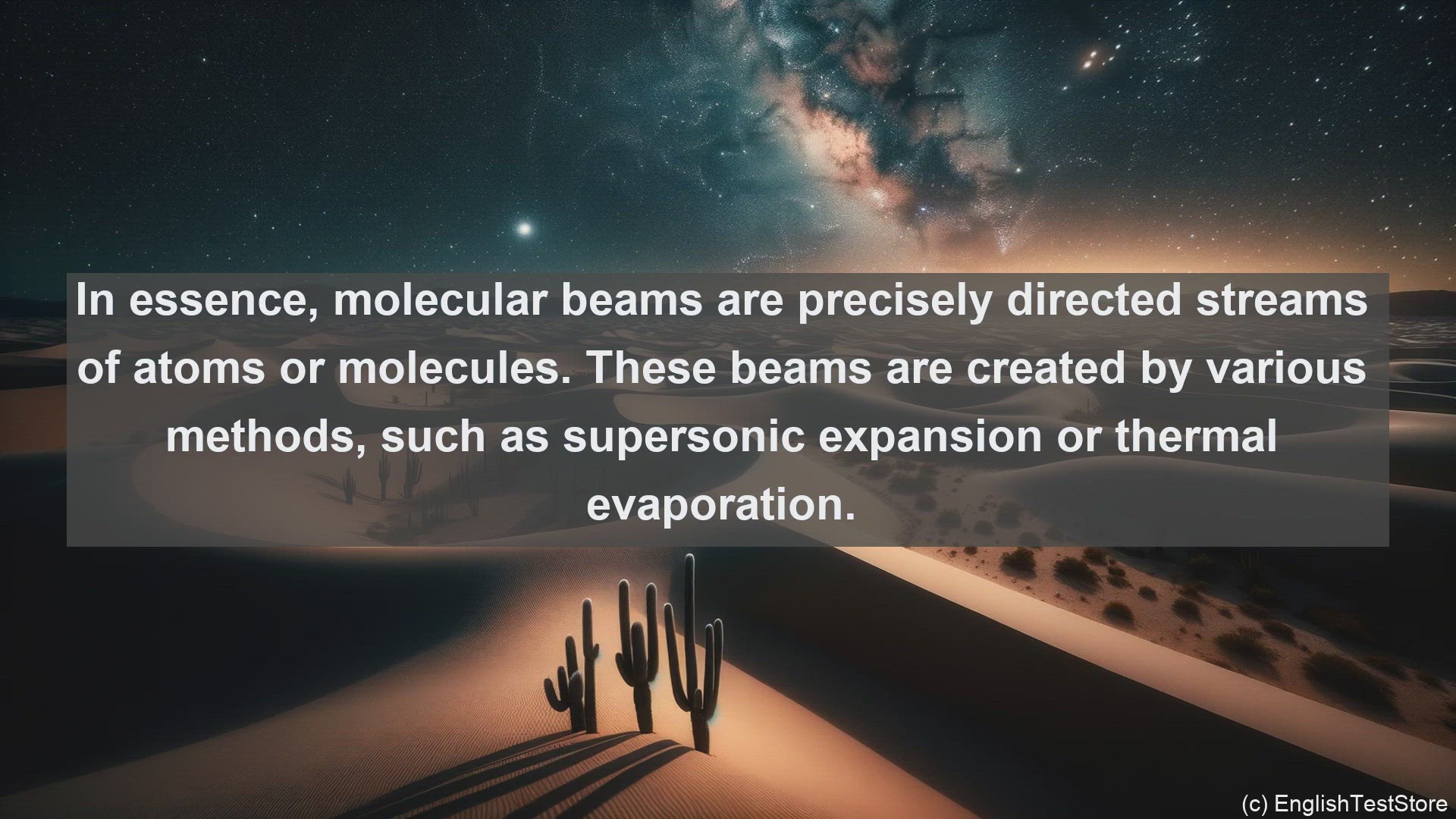 'Video thumbnail for Molecular beam in science  definition and examples'