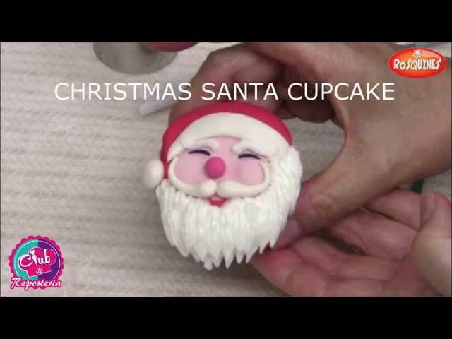 'Video thumbnail for CHRISTMAS SANTA CUPCAKES'