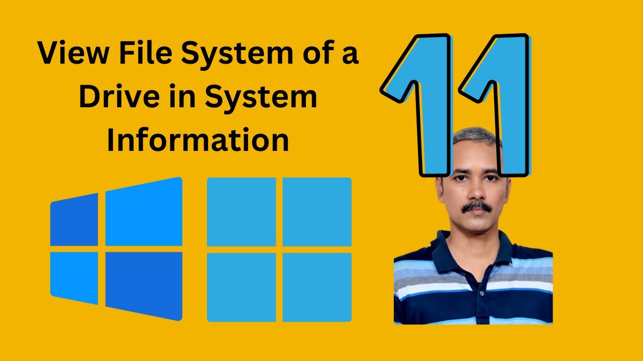 'Video thumbnail for How to Check the File System of a Drive in Windows 11 or 10 using System Information | GearUpWindows'