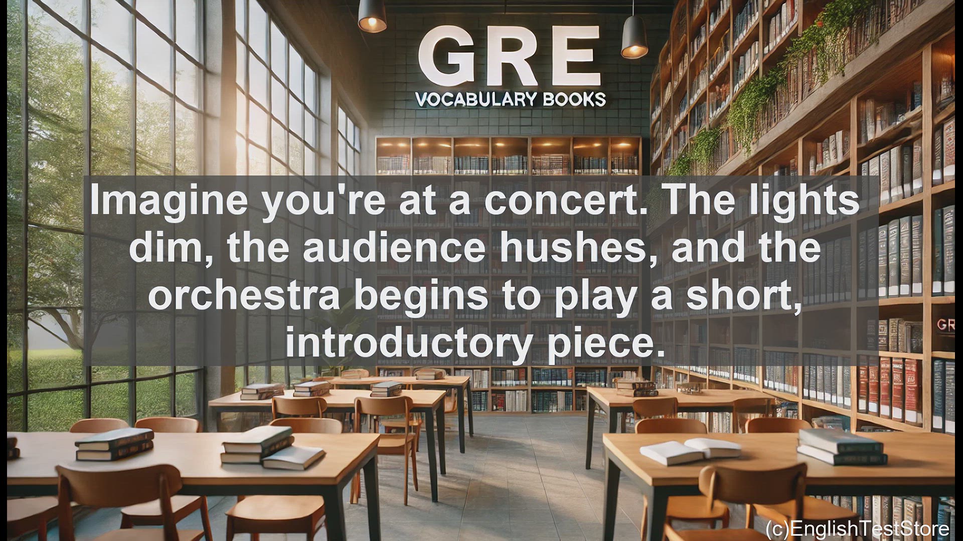 'Video thumbnail for GRE Vocabulary Lesson: Exploring the Versatile Word 'Prelude''