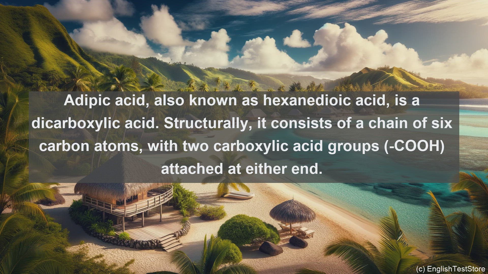 'Video thumbnail for Adipic acid in science  definition and examples'