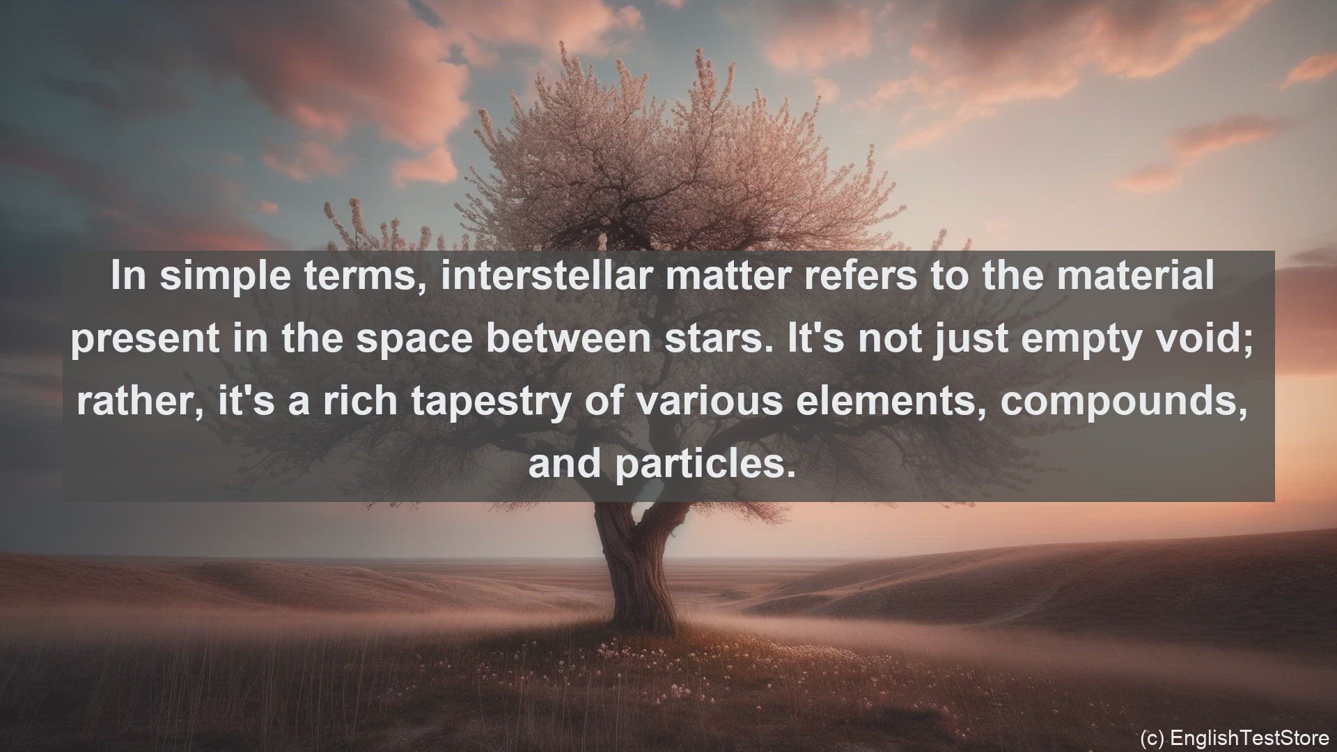 'Video thumbnail for Interstellar matter in science  definition and examples'