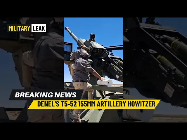 Video thumbnail for Denel's T5-52 155mm Artillery Howitze