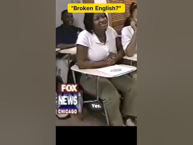 Video thumbnail for Is Ebonics broken English?
