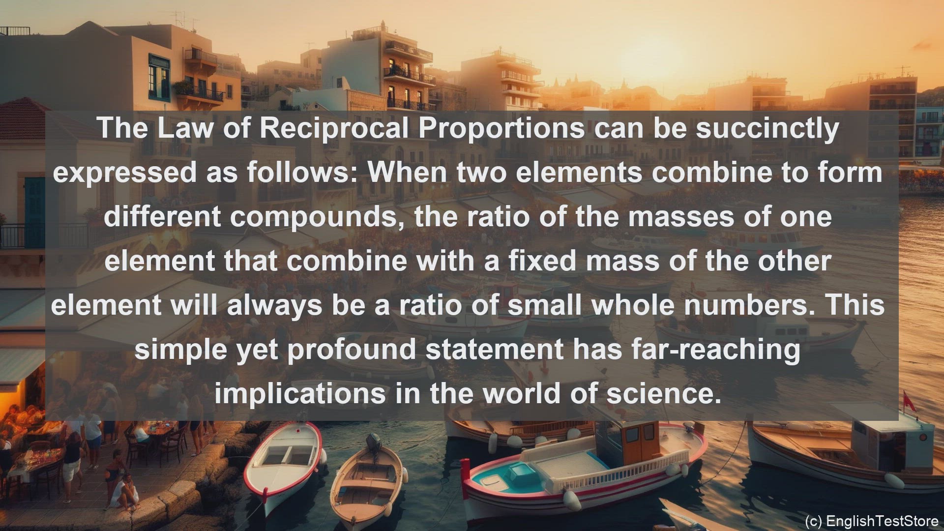 'Video thumbnail for Law of reciprocal proportions in science  definition and examples'