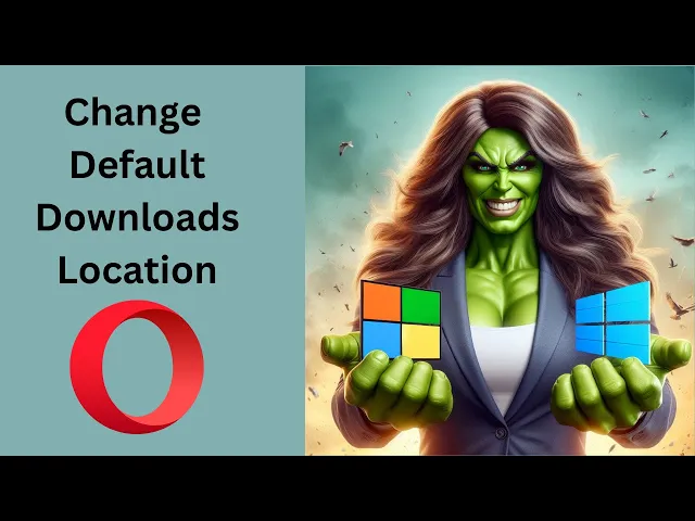 'Video thumbnail for How to Change the Default Downloads Location in Opera on Windows 11 or 10 | GearUpWindows Tutorial'