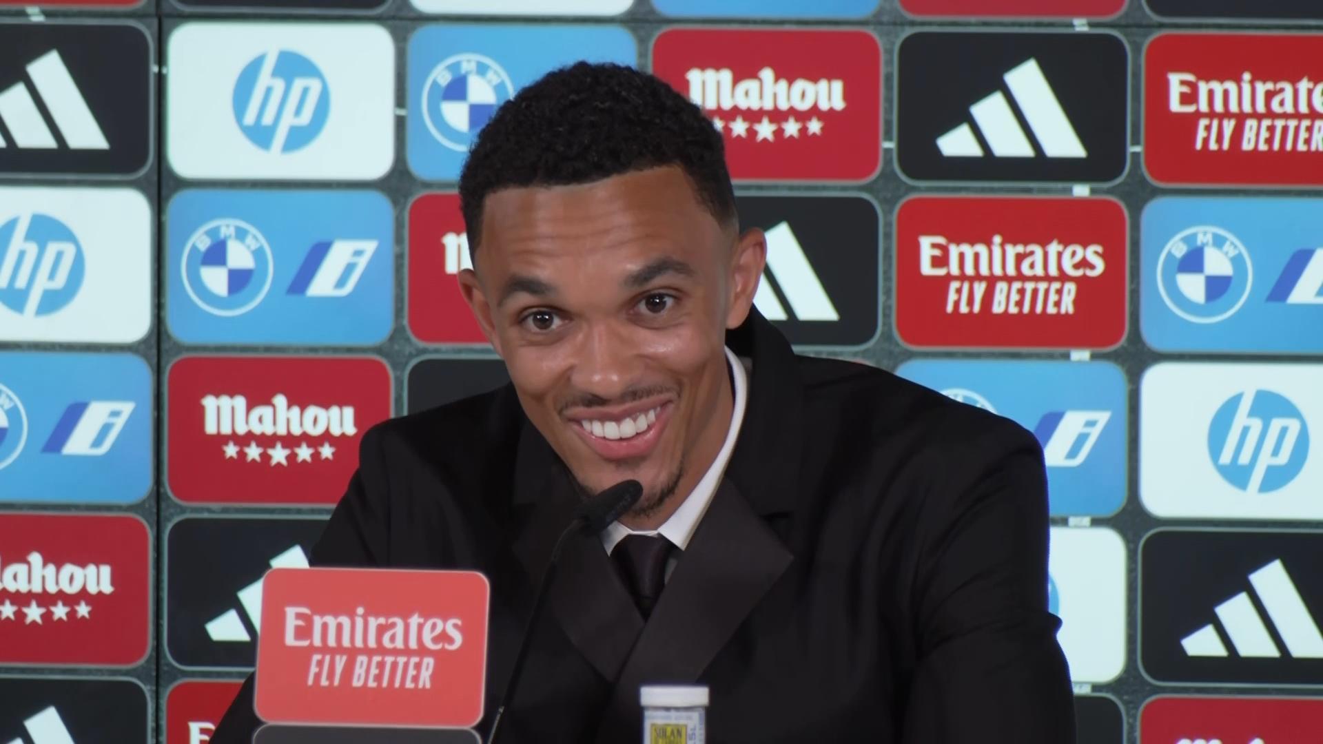 'Video thumbnail for Trent: "Quite hard to win Ballon d'Or with amount of superstars in this team"'