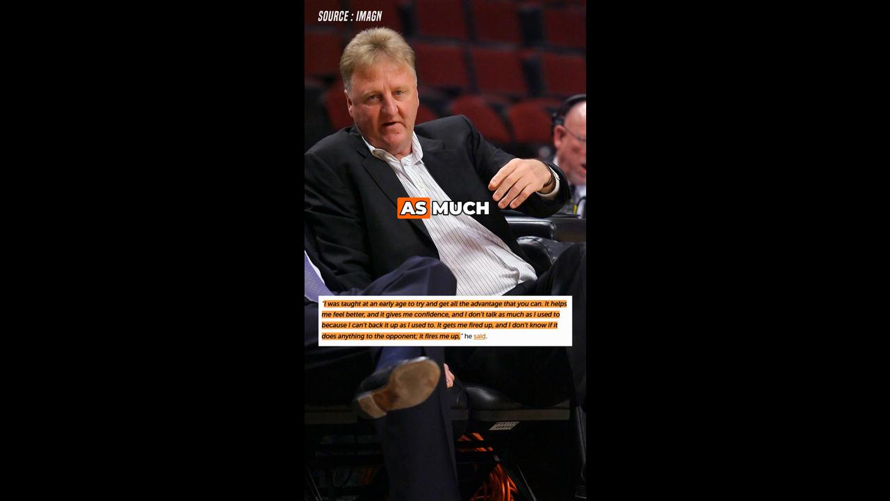 Video thumbnail for Larry Bird Explains Why Trash-Talking Became His Identity