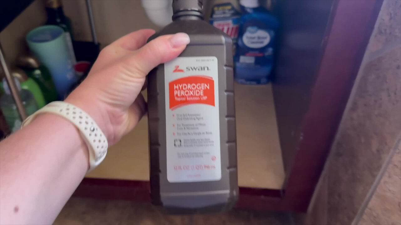 'Video thumbnail for The GENIUS reason everyone's pouring hydrogen peroxide into kitchen bowls!'