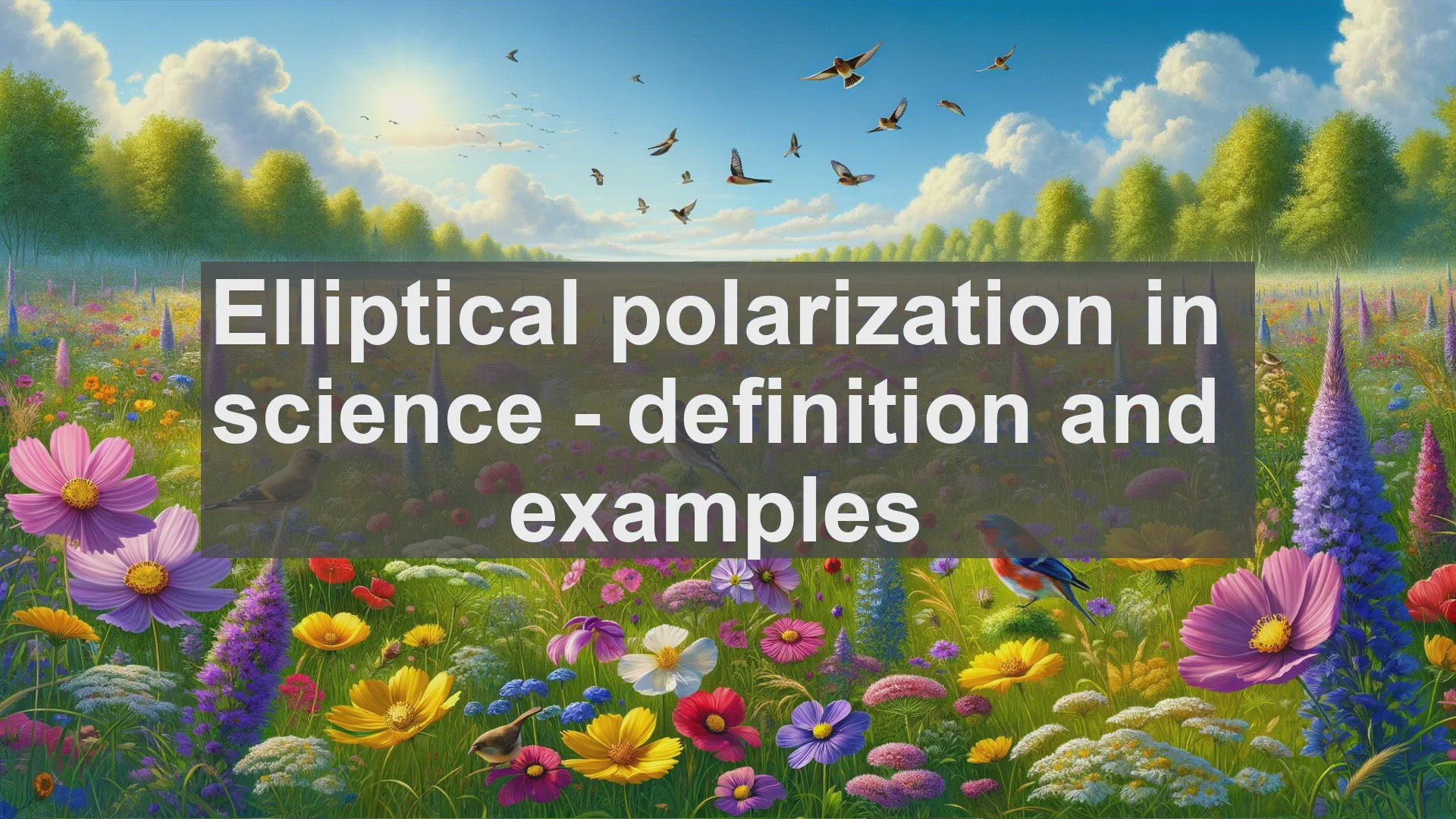 'Video thumbnail for Elliptical polarization in science  definition and examples'