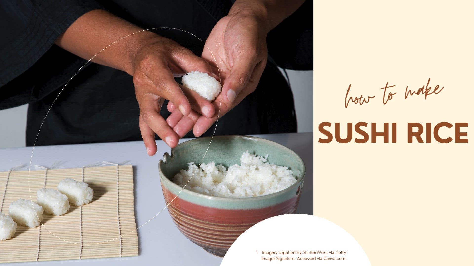 'Video thumbnail for Sushi Rice'