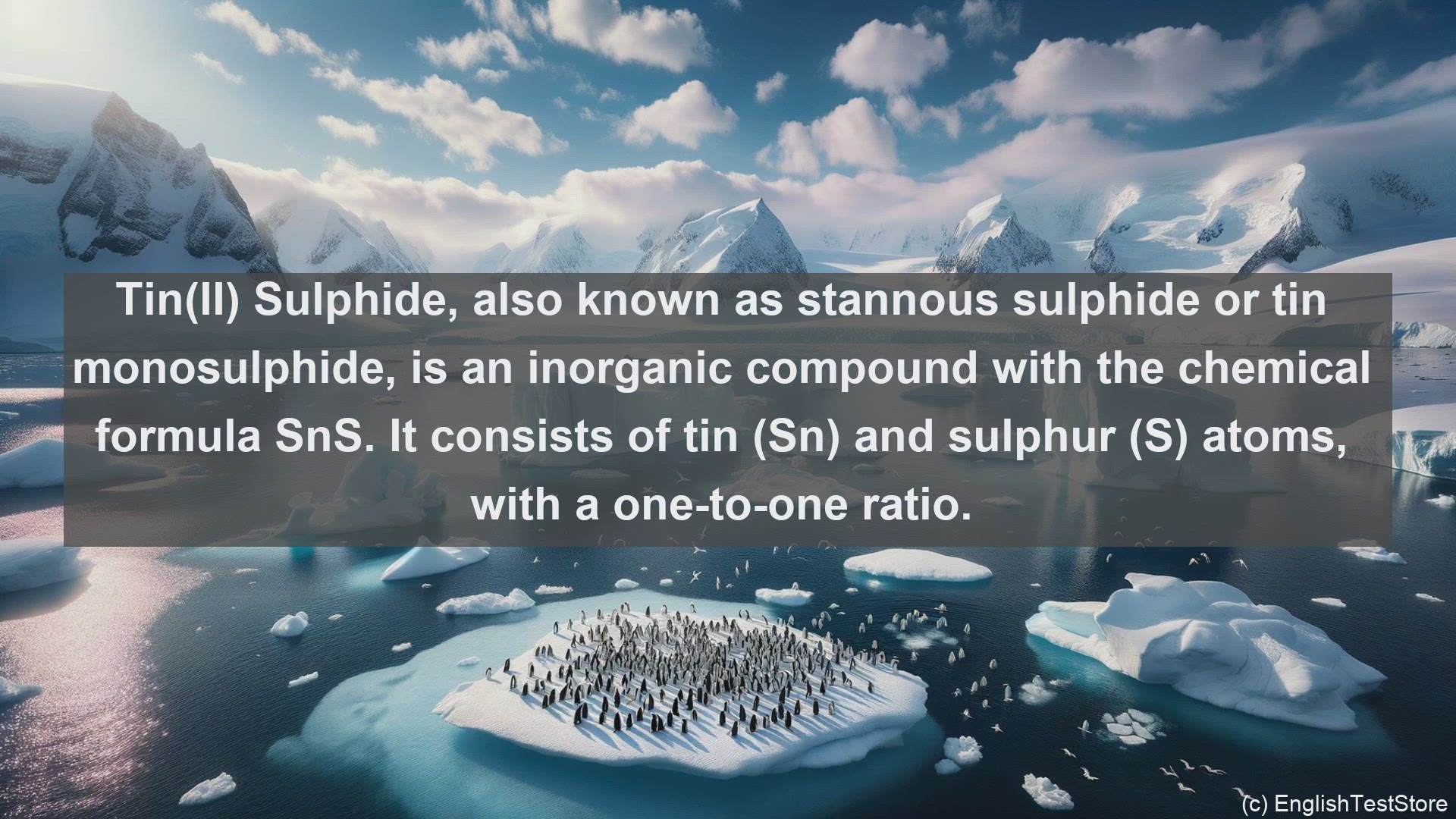 'Video thumbnail for Tin ii sulphide in science  definition and examples'