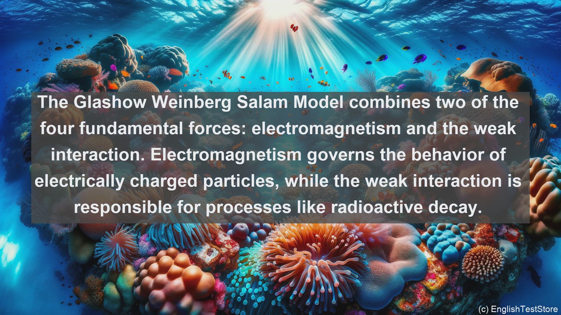 'Video thumbnail for Glashow weinberg salam model in science  definition and examples'